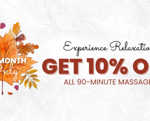 Fall Special: 10% OFF a 90-Minute Massage