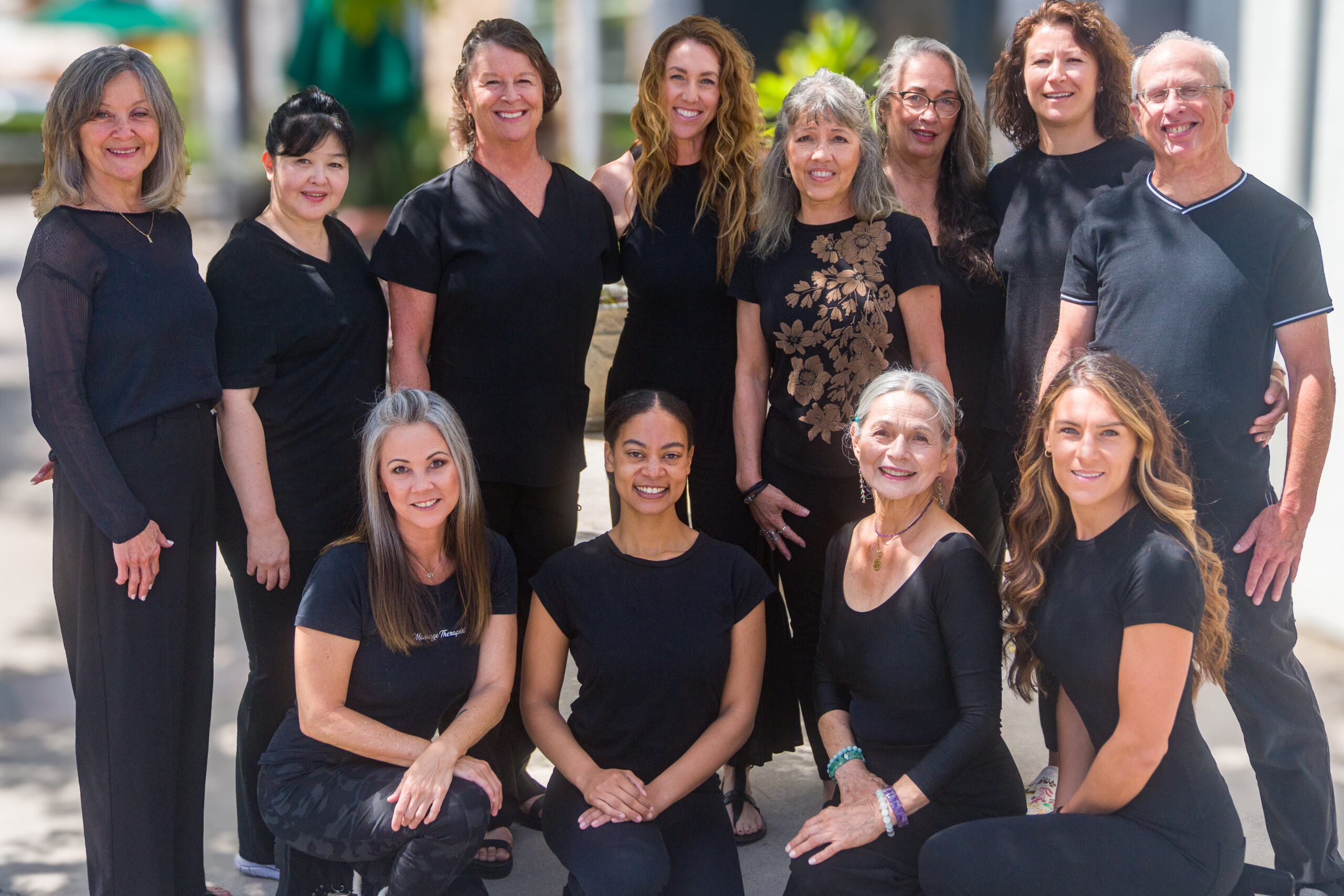 Group Shot Bird Rock Massage Therapists san diego