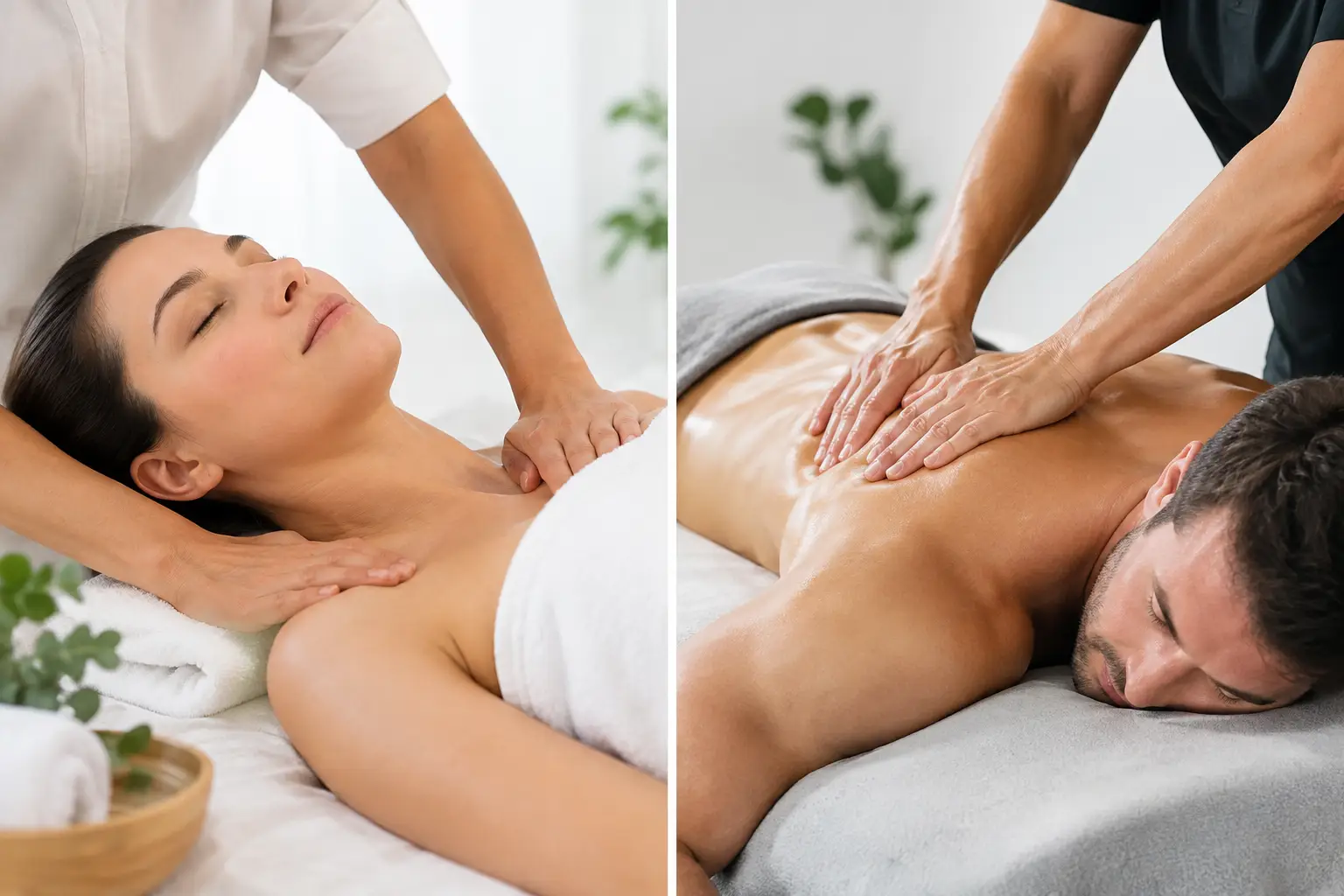 Lymphatic Massage Versus Deep Tissue Massage